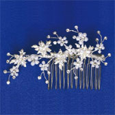 Oldal fejdísz - IVORY/SILVER